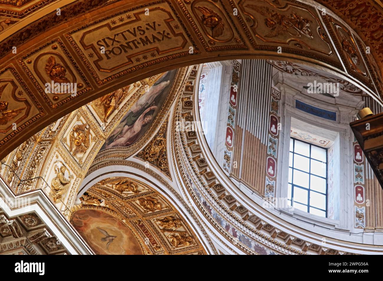 Basilica di Santa Maria Maggiore in Roma, Italia Foto Stock