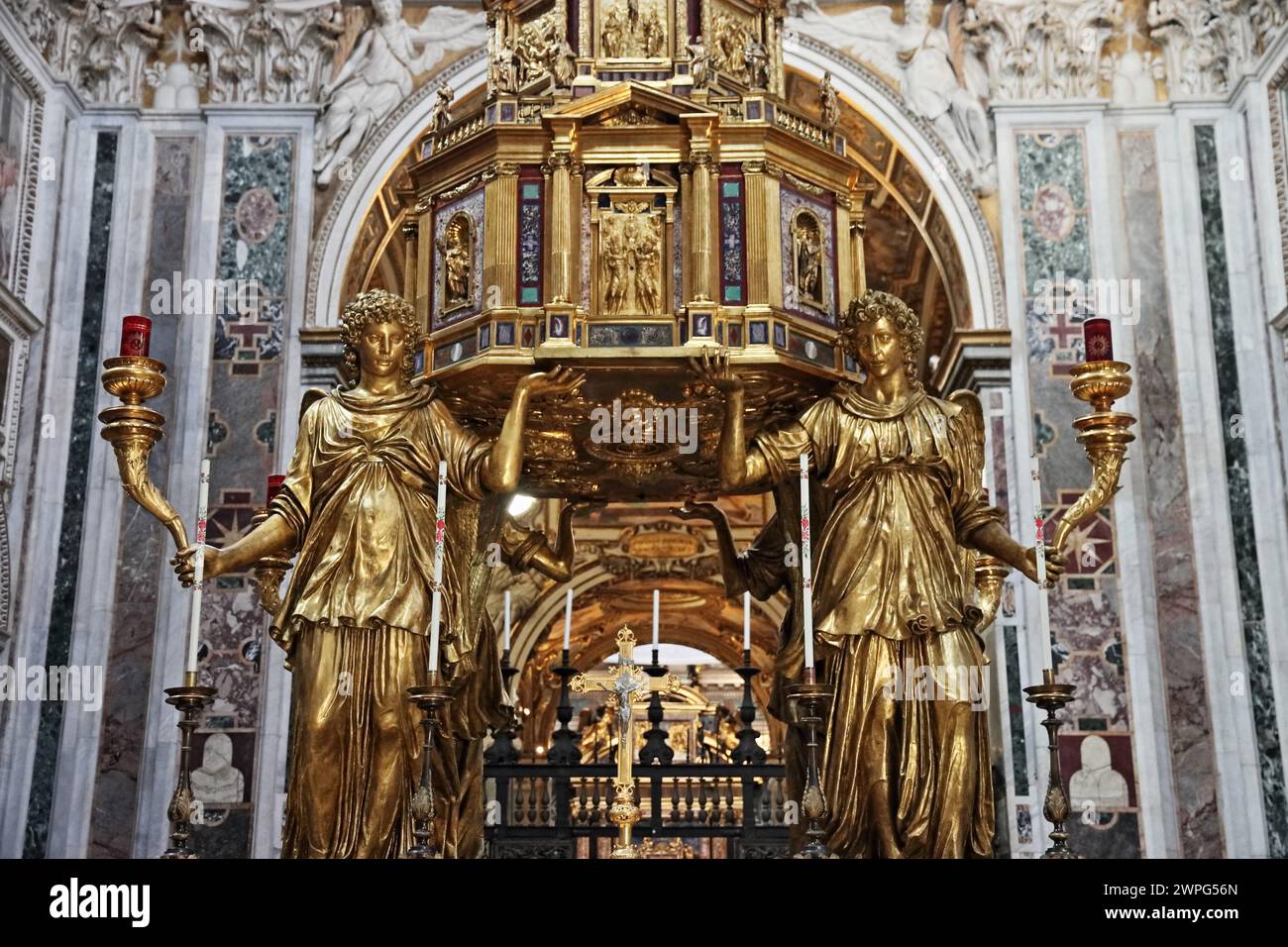 Basilica di Santa Maria Maggiore in Roma, Italia Foto Stock