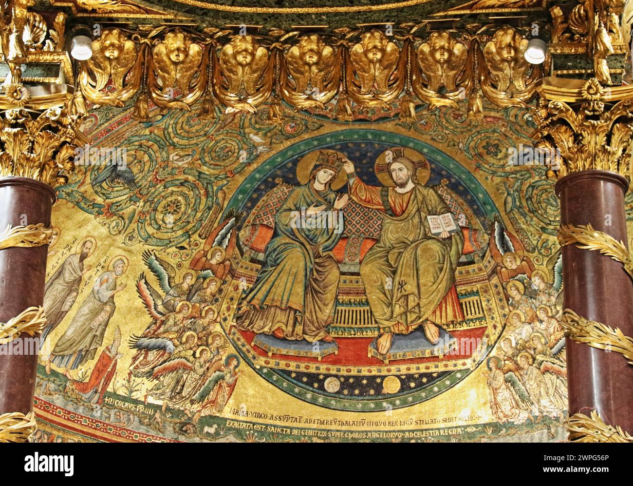 Basilica di Santa Maria Maggiore in Roma, Italia Foto Stock