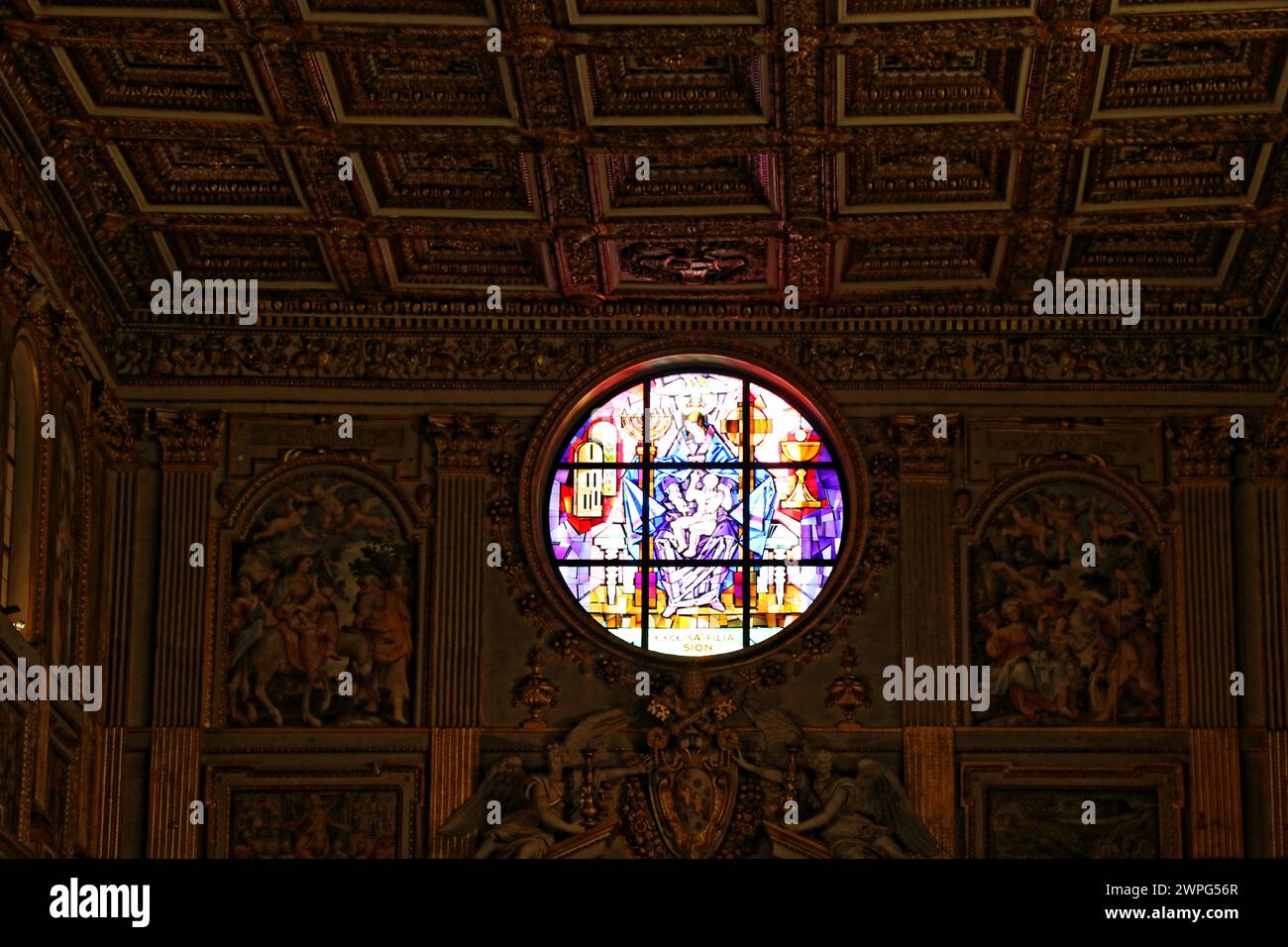 Basilica di Santa Maria Maggiore in Roma, Italia Foto Stock