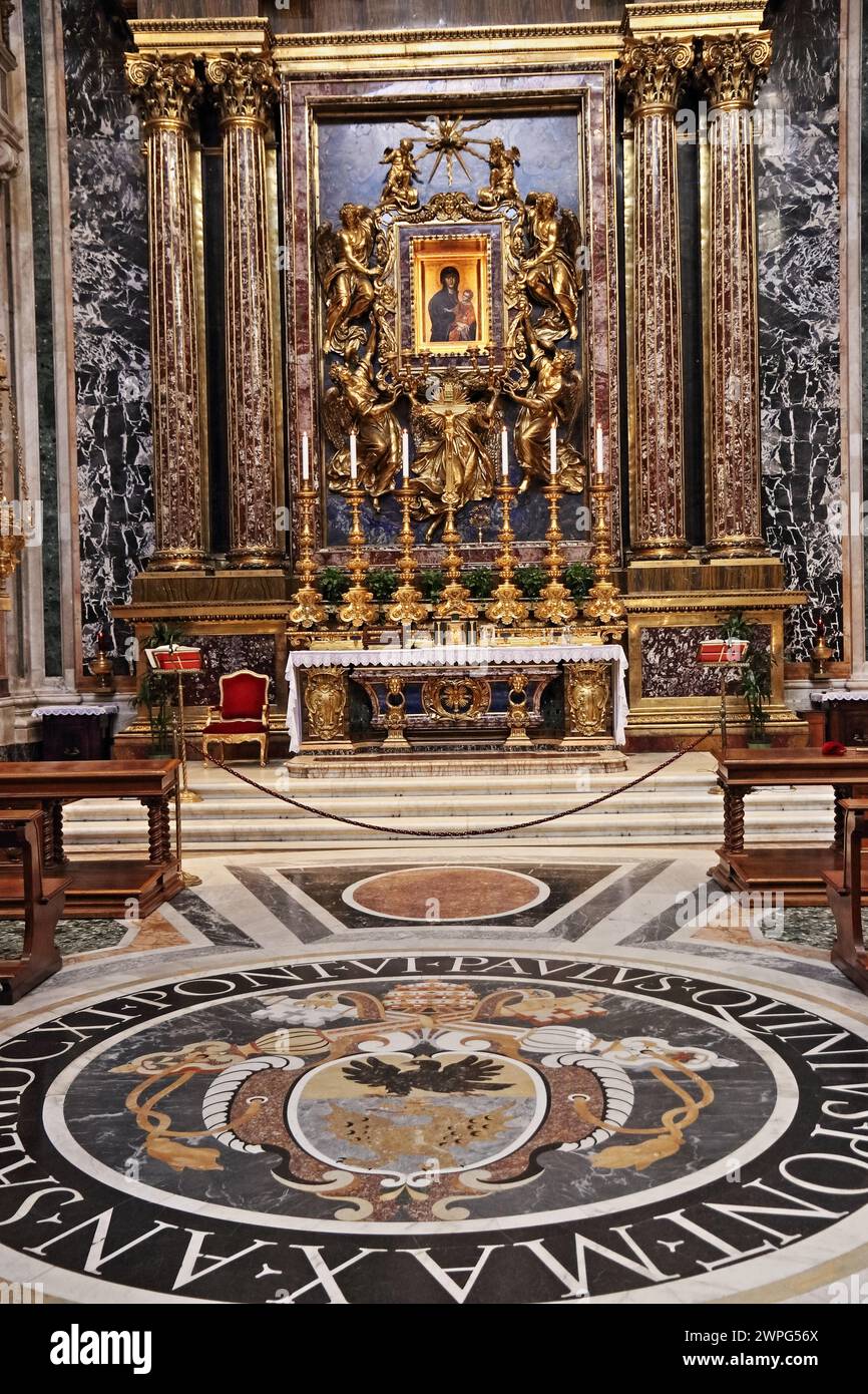 Basilica di Santa Maria Maggiore in Roma, Italia Foto Stock