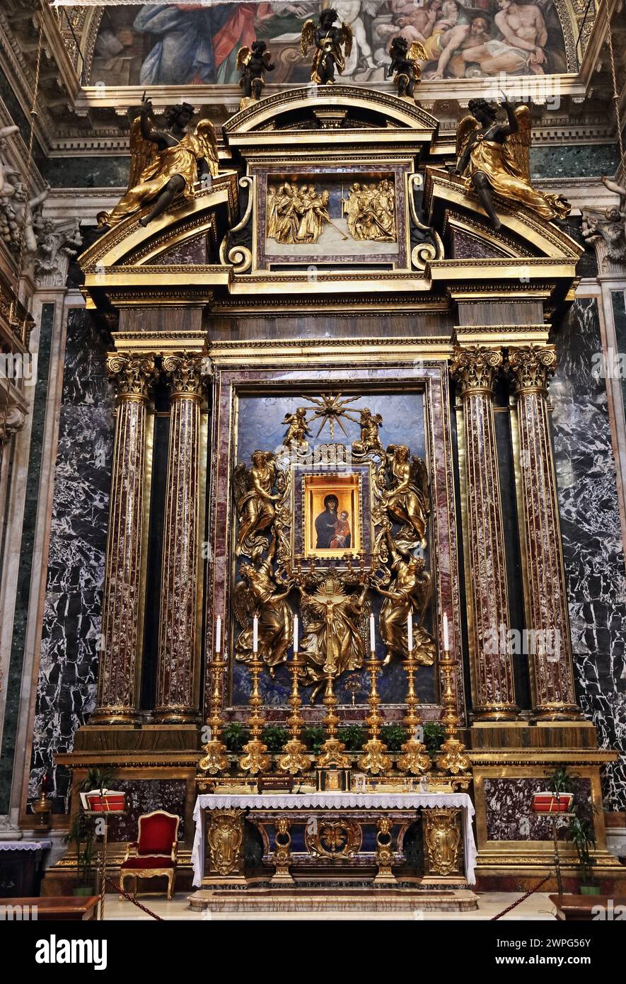 Basilica di Santa Maria Maggiore in Roma, Italia Foto Stock