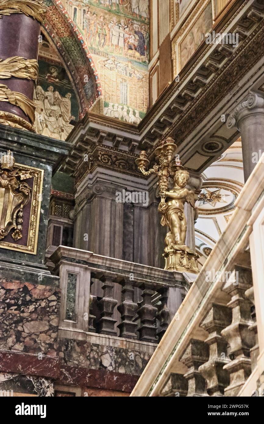 Basilica di Santa Maria Maggiore in Roma, Italia Foto Stock