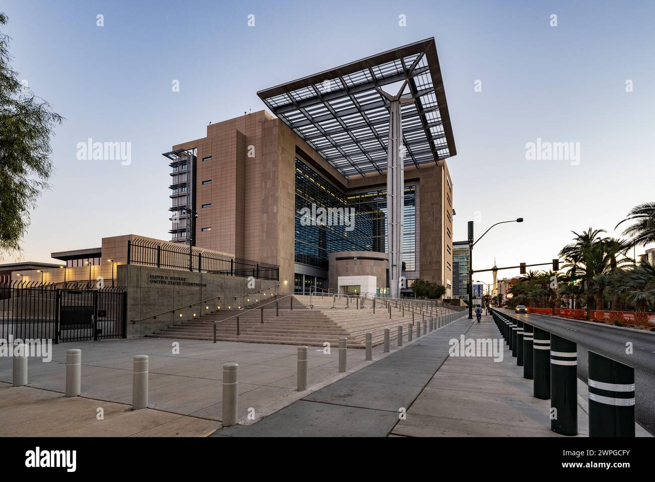 Lloyd D George Federal Courthouse Las Vegas, Nevada Foto Stock