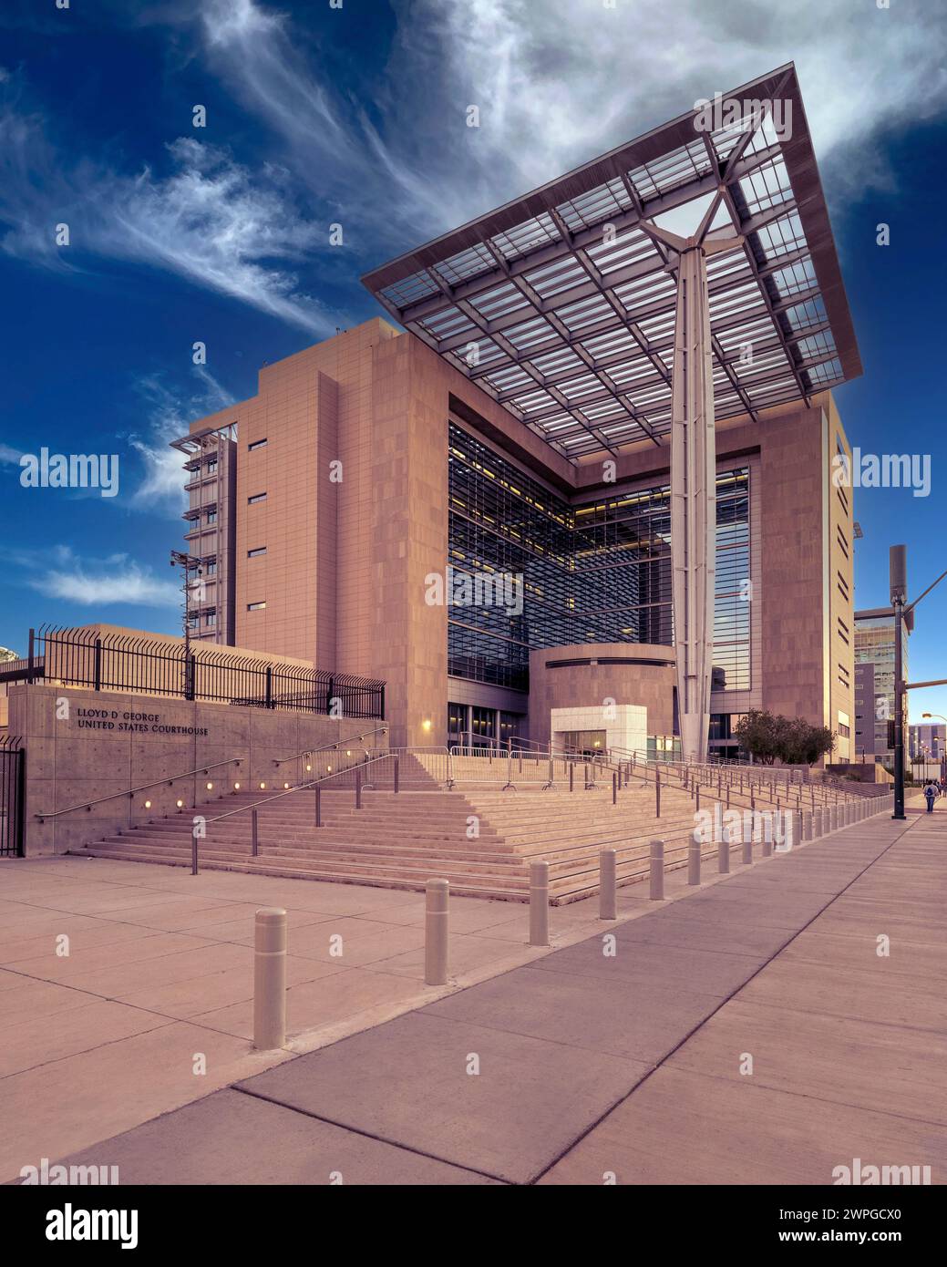 Lloyd D George Federal Courthouse Las Vegas, Nevada Foto Stock