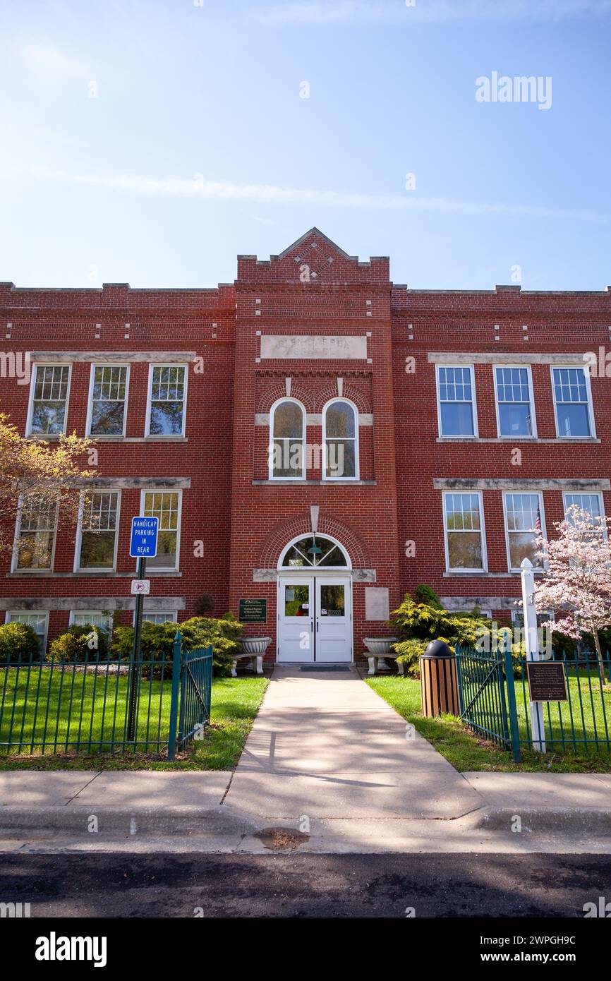 Glen Carbon Grade School, nell'Illinois meridionale. Foto Stock