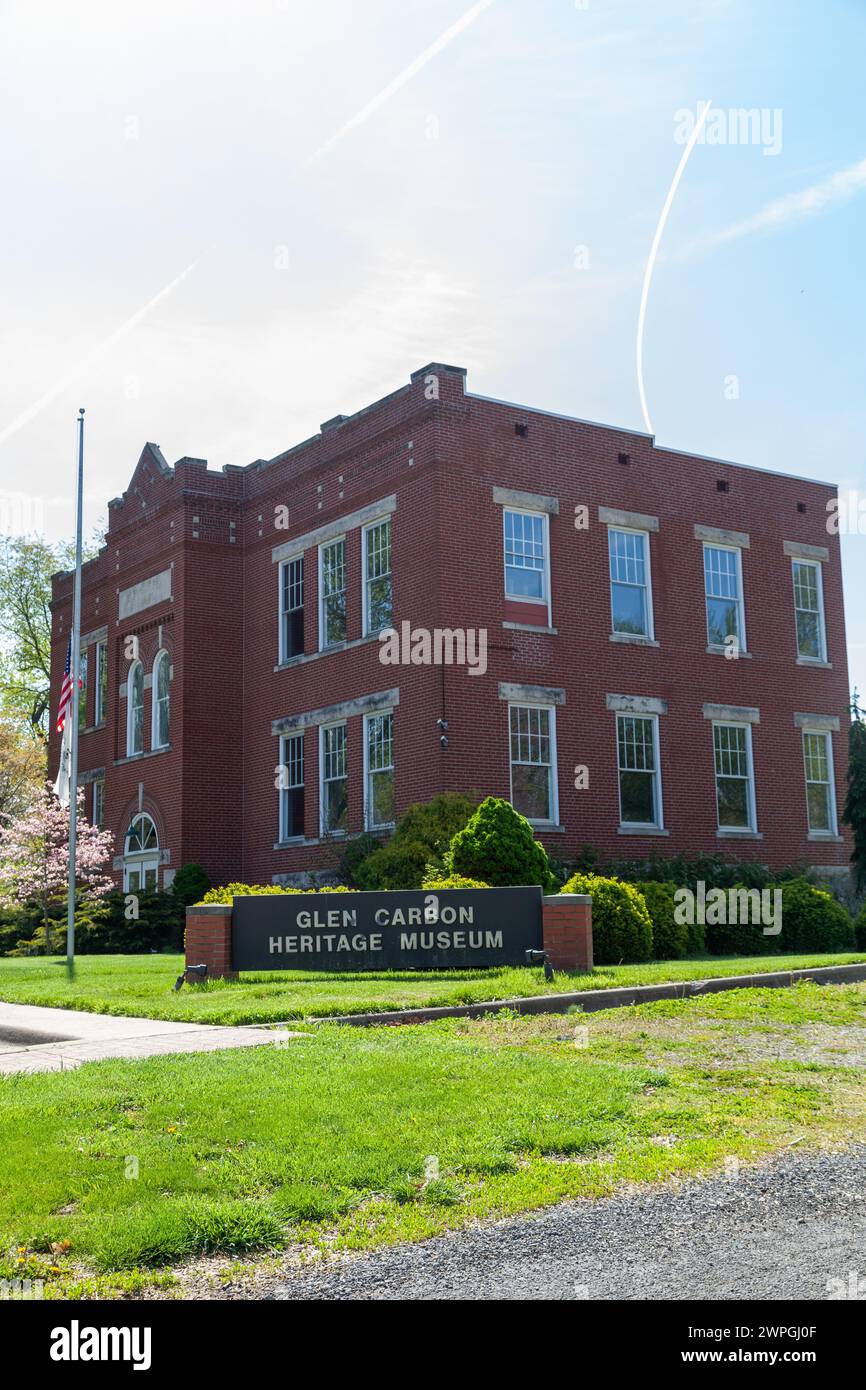 Glen Carbon Grade School, nell'Illinois meridionale. Foto Stock