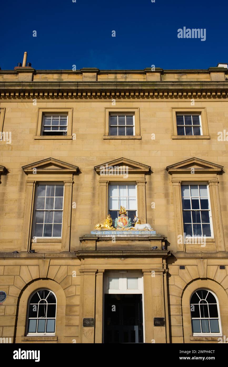 Edificio della Customs House di grado II a Newcastle Foto Stock