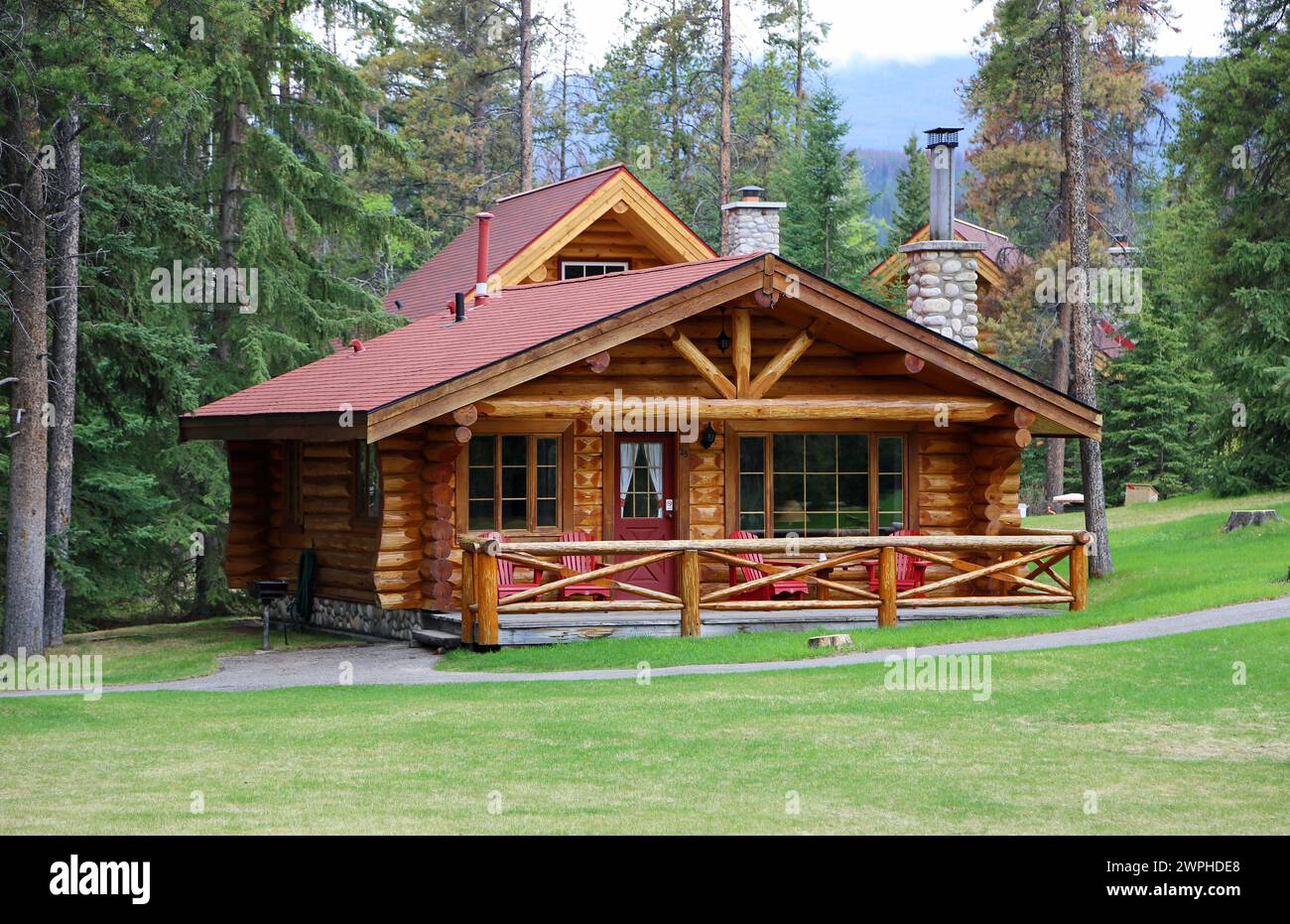 Casa di legno, Canada Foto Stock