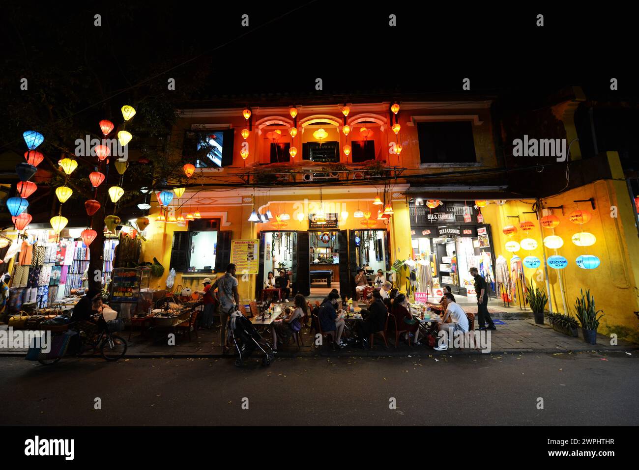 Ristorante DAC San Hoi An nella città vecchia di Hoi An, Vietnam. Foto Stock