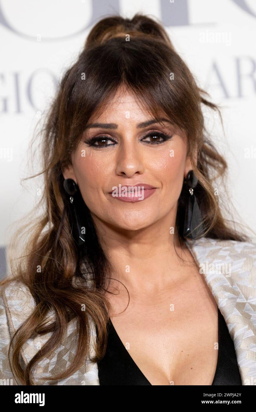 Madrid, Spagna. 7 marzo 2024. Monica Cruz partecipa al Photocall di Giorgio Armani al Matadero Madrid. (Foto di Nacho Lopez/SOPA Images/Sipa USA) credito: SIPA USA/Alamy Live News Foto Stock