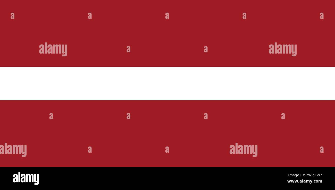 Bandiera nazionale della Lettonia, firma della Lettonia, bandiera della Lettonia Illustrazione Vettoriale