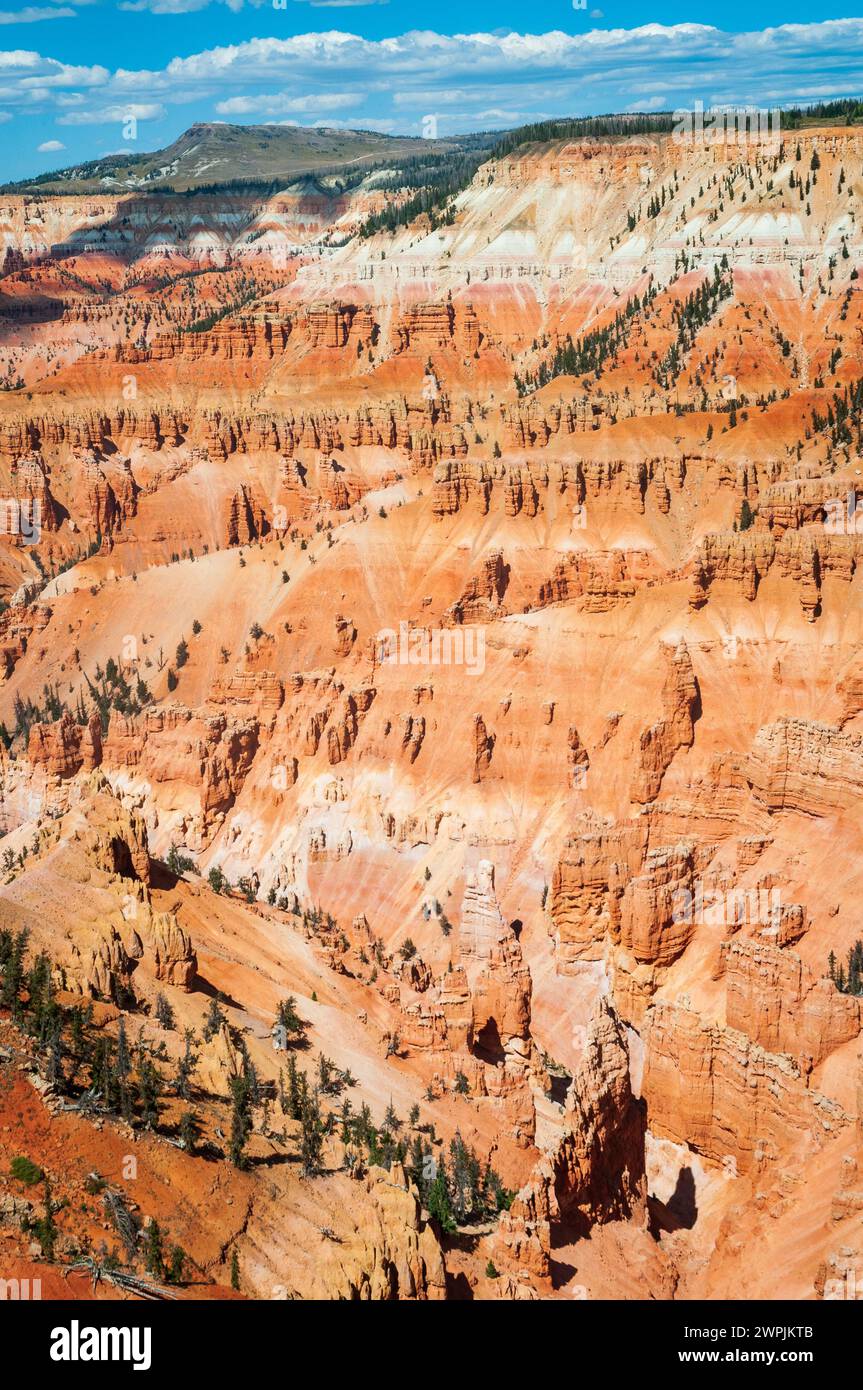 Cedar Breaks National Monument, anfiteatro naturale nello Utah, Stati Uniti Foto Stock