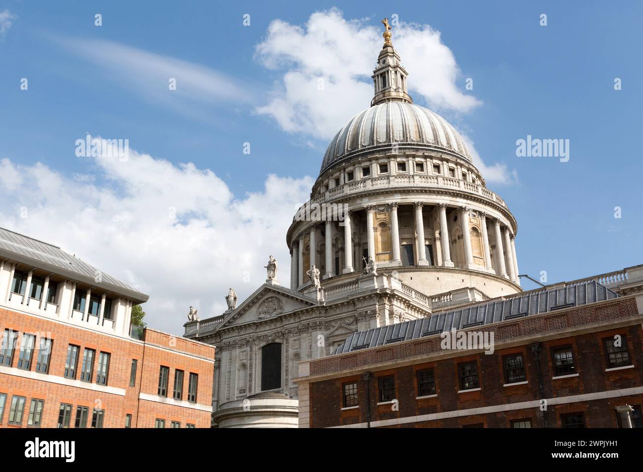 Regno Unito, Londra, il Duomo della Cattedrale di St Pauls Foto Stock
