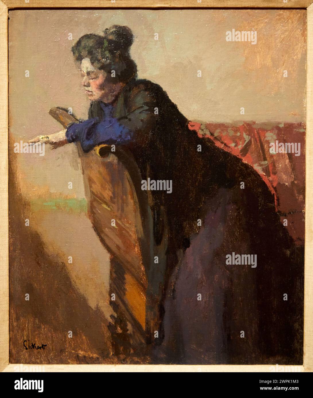 La Giuseppina. The Ring', 1903-1904, Walter Richard Sickert (1860-1942), Thyssen Bornemisza Museum, Madrid, Spagna, Europa Foto Stock