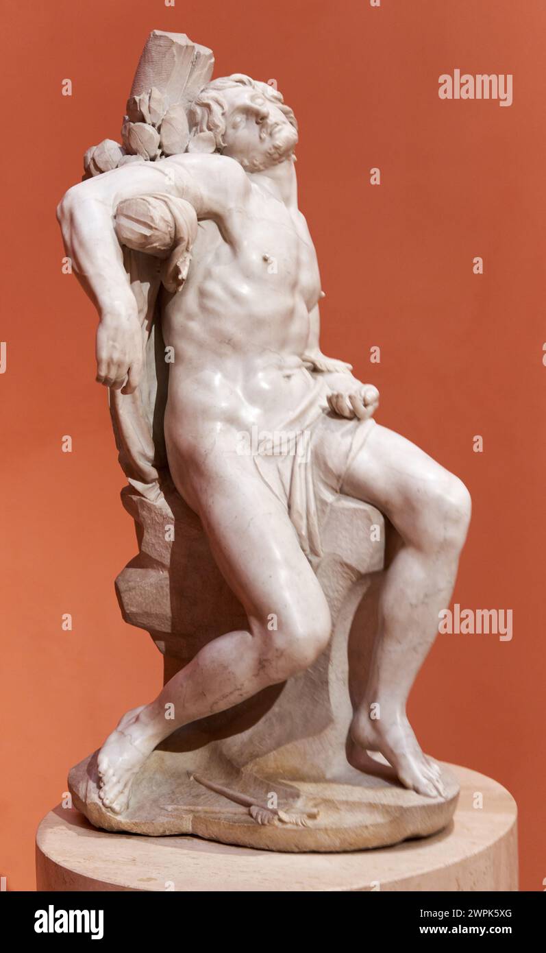 Gianlorenzo Bernini (Nápoles, 1598-Roma, 1680), San Sebastiano, 1616-1617 Foto Stock
