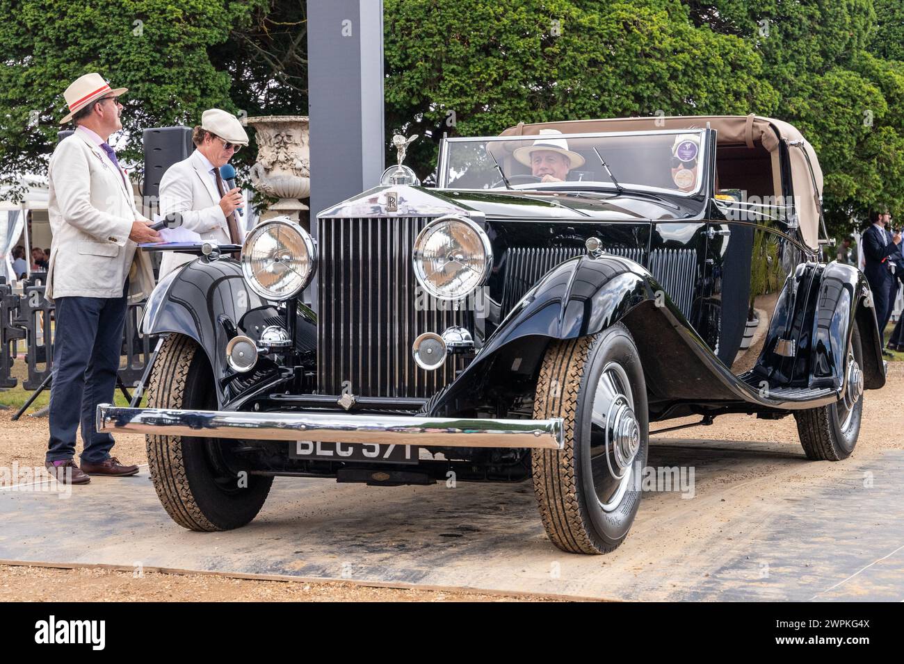 Rolls Royce Phantom II al Concours of Elegance Foto Stock