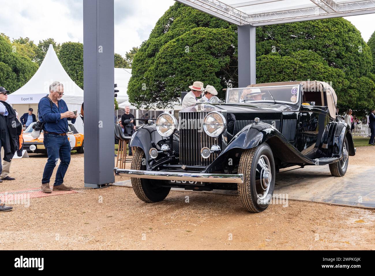 Rolls Royce Phantom II al Concours of Elegance Foto Stock