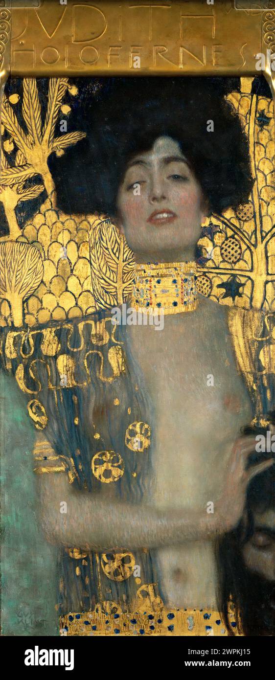 Collana Goebel Judith I - Ciondolo In Porcellana Gustav Klimt Con Cristallo Swarovski E Oro, 58 Cm - 5