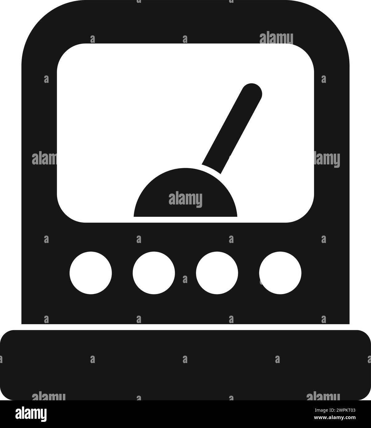 Icona delle apparecchiature da laboratorio solitarie vettore semplice. Esame genetico. Materiale dell'elemento Illustrazione Vettoriale