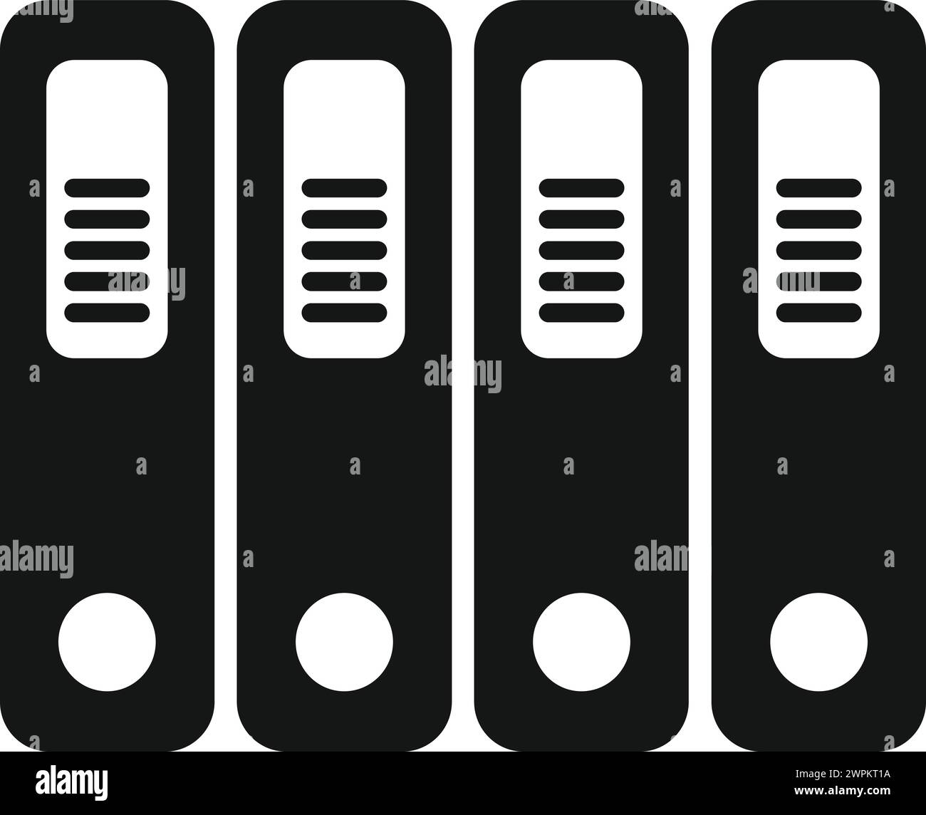 Icona cartella ricerca di laboratorio vettore semplice. Studio delle apparecchiature. Qualità dell'elemento Illustrazione Vettoriale