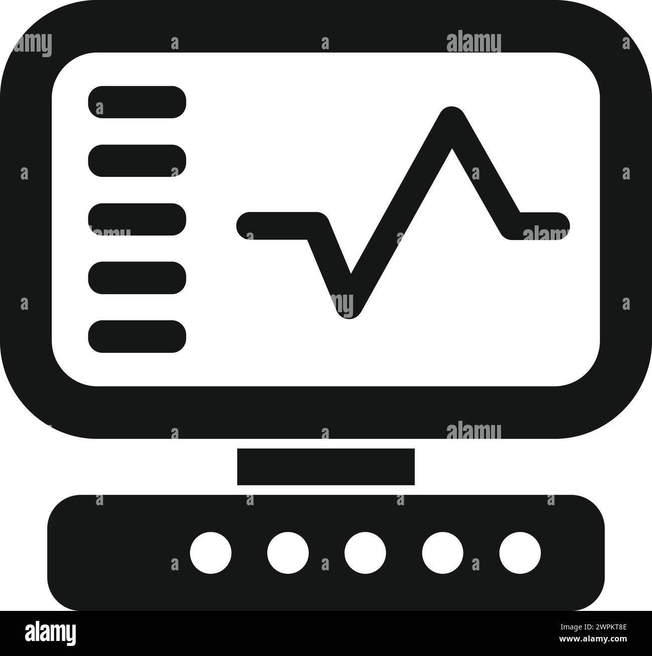 Icona esperimento apparecchiatura studio vettore semplice. Ricerca sulla scoperta. Materiale genetico Illustrazione Vettoriale