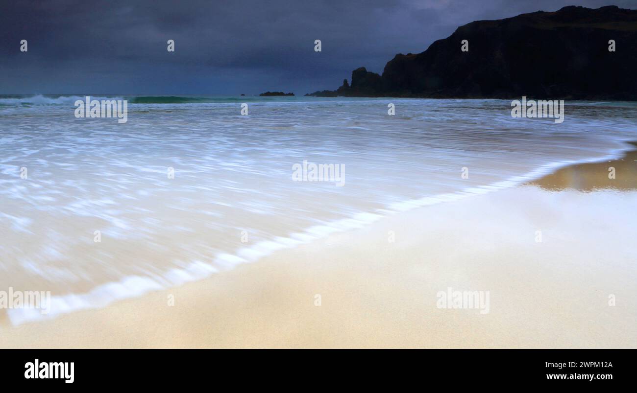 Dalmore Beach, Lewis, Ebridi esterne, Scozia, Regno Unito, Europa Foto Stock