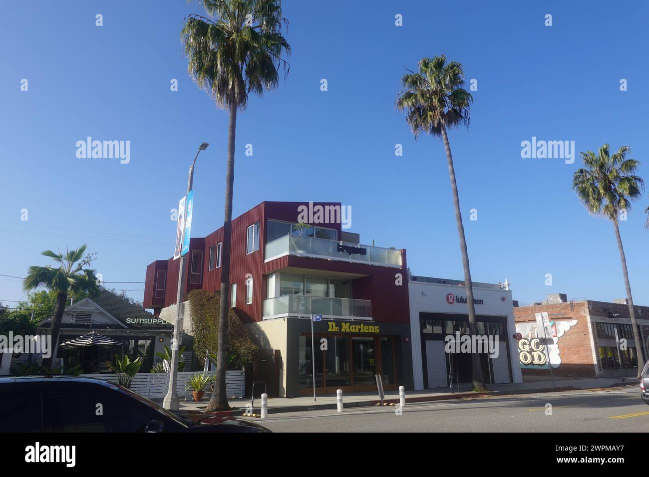 Dr. Martens shop Abott Kinney Boulevard, Venice, Santa Monica, California, USA Foto Stock