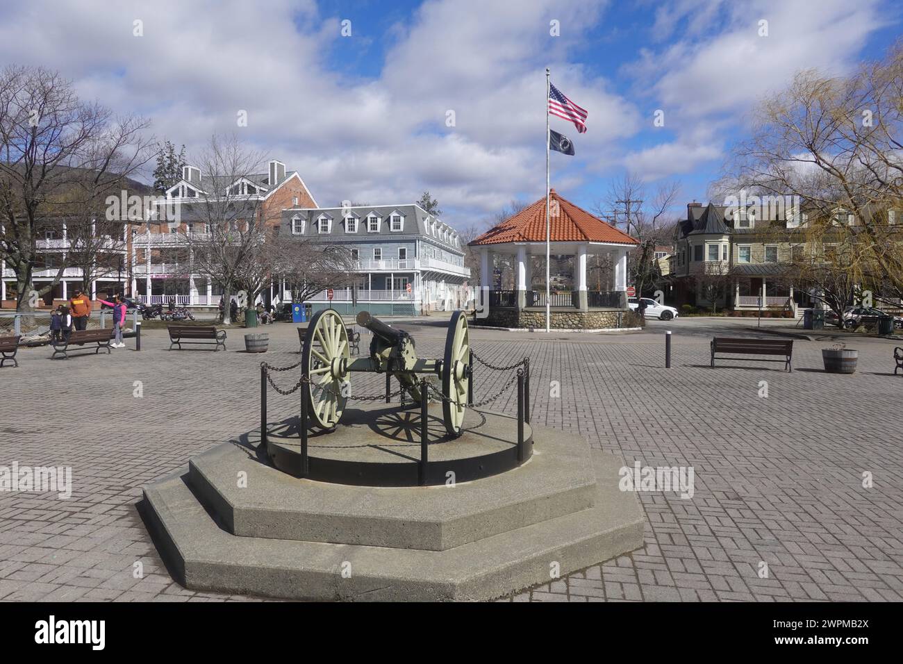 Cold Spring un villaggio sulle rive del fiume Hudson nella città di Philipstown, Putnam County, New York Stati Uniti Foto Stock