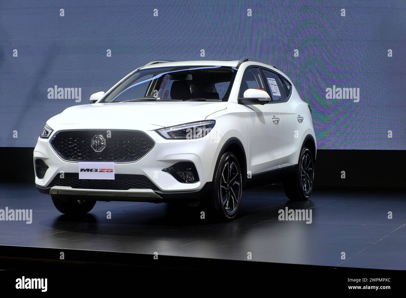 Nonthaburi-Thailand 14 giugno 2020: Nuova MG ZS in mostra al 41° Salone Internazionale dell'automobile di Bangkok il 14 - 26 giugno 2020 Foto Stock