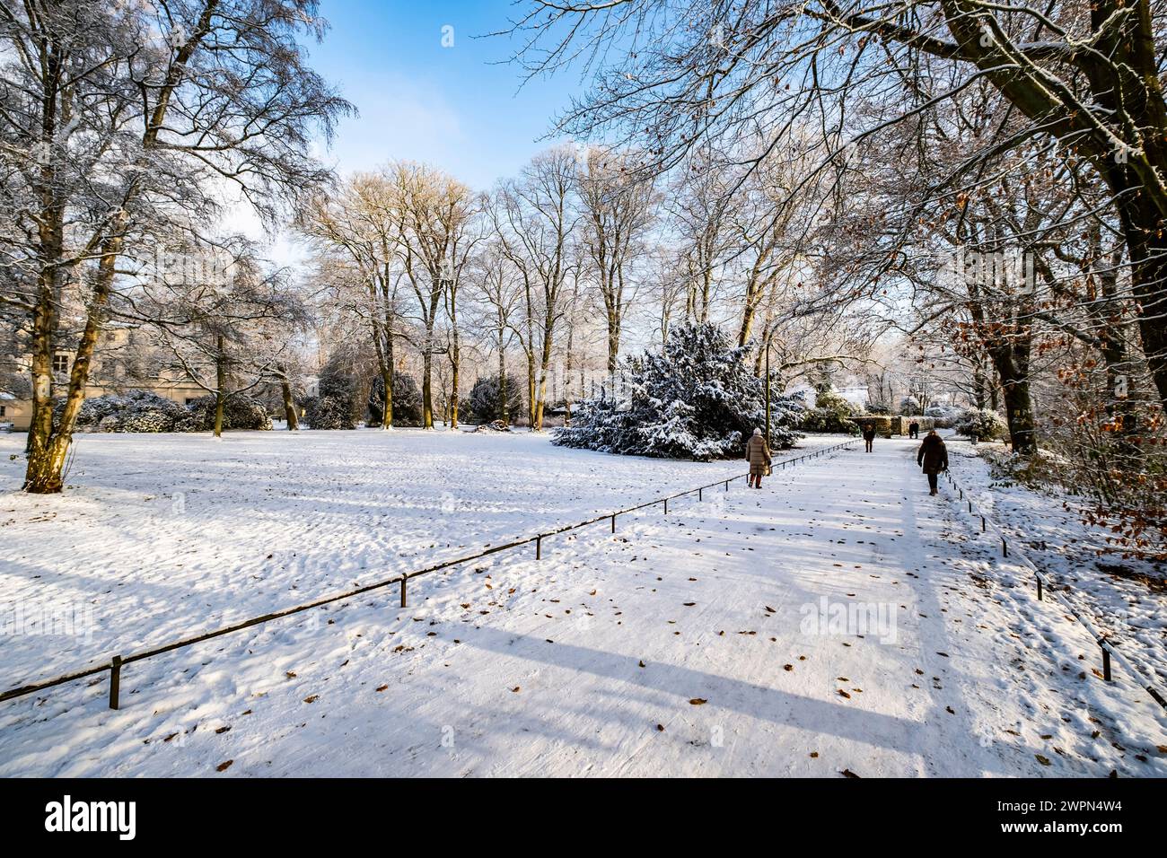 Amburgo Blankenese, impressioni invernali, Germania del Nord, Germania Foto Stock