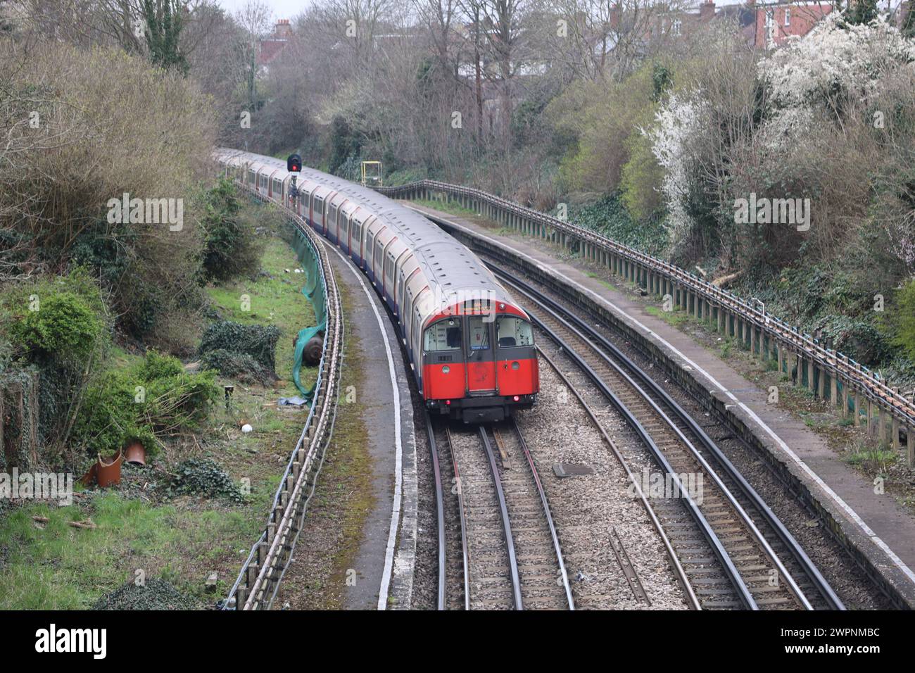 Stazione di Osterley e Spring Grove in disuso Foto Stock
