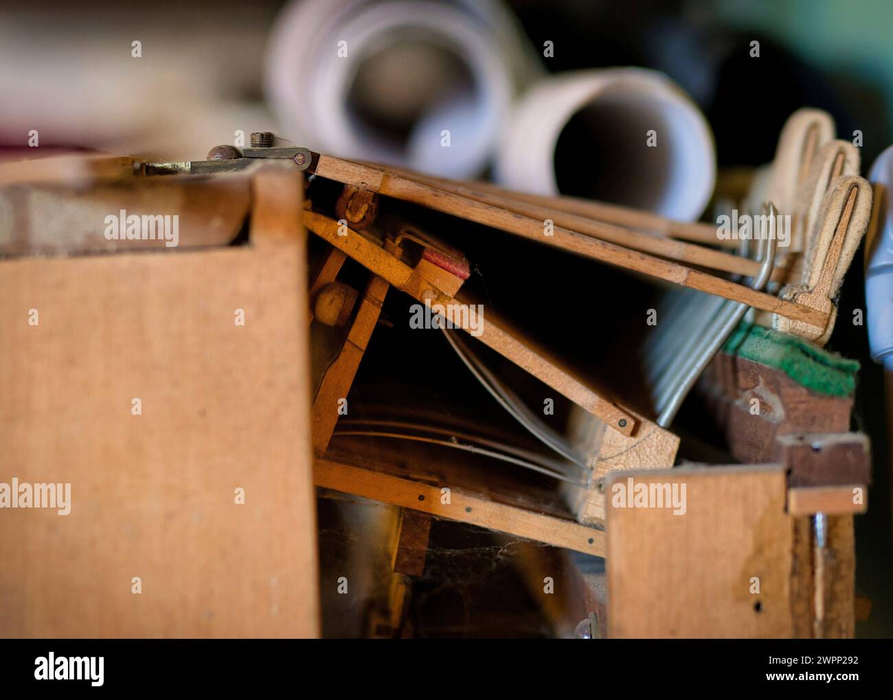 Impressioni di un laboratorio di pianoforte Foto Stock