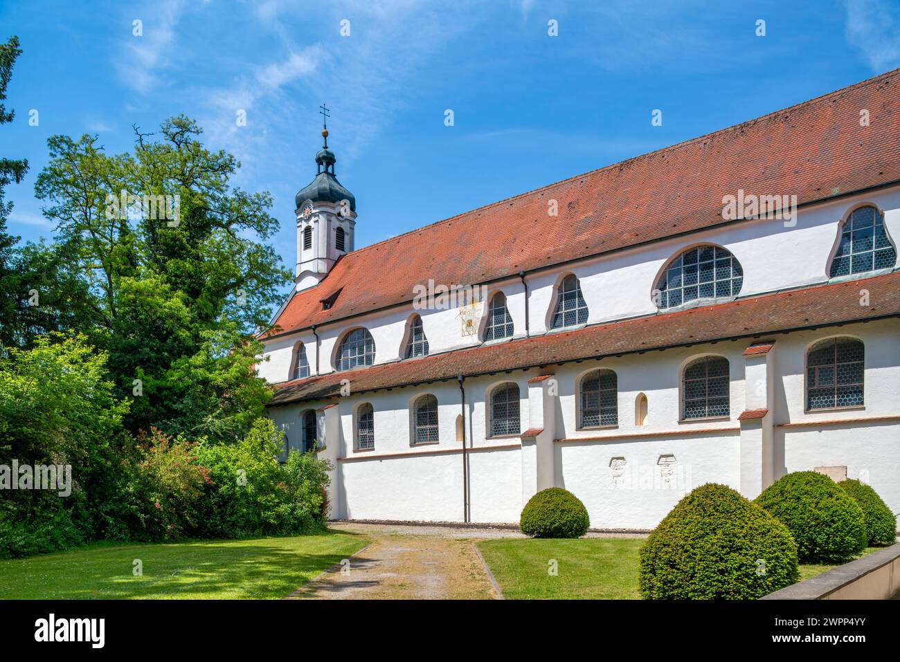 L'ex abbazia imperiale di Gutenzell era un convento cistercense fondato nel 1237 sul fiume Rot nell'attuale municipalità di Gutenzell-Hürbel nel distretto Svevo superiore di Biberach. Foto Stock