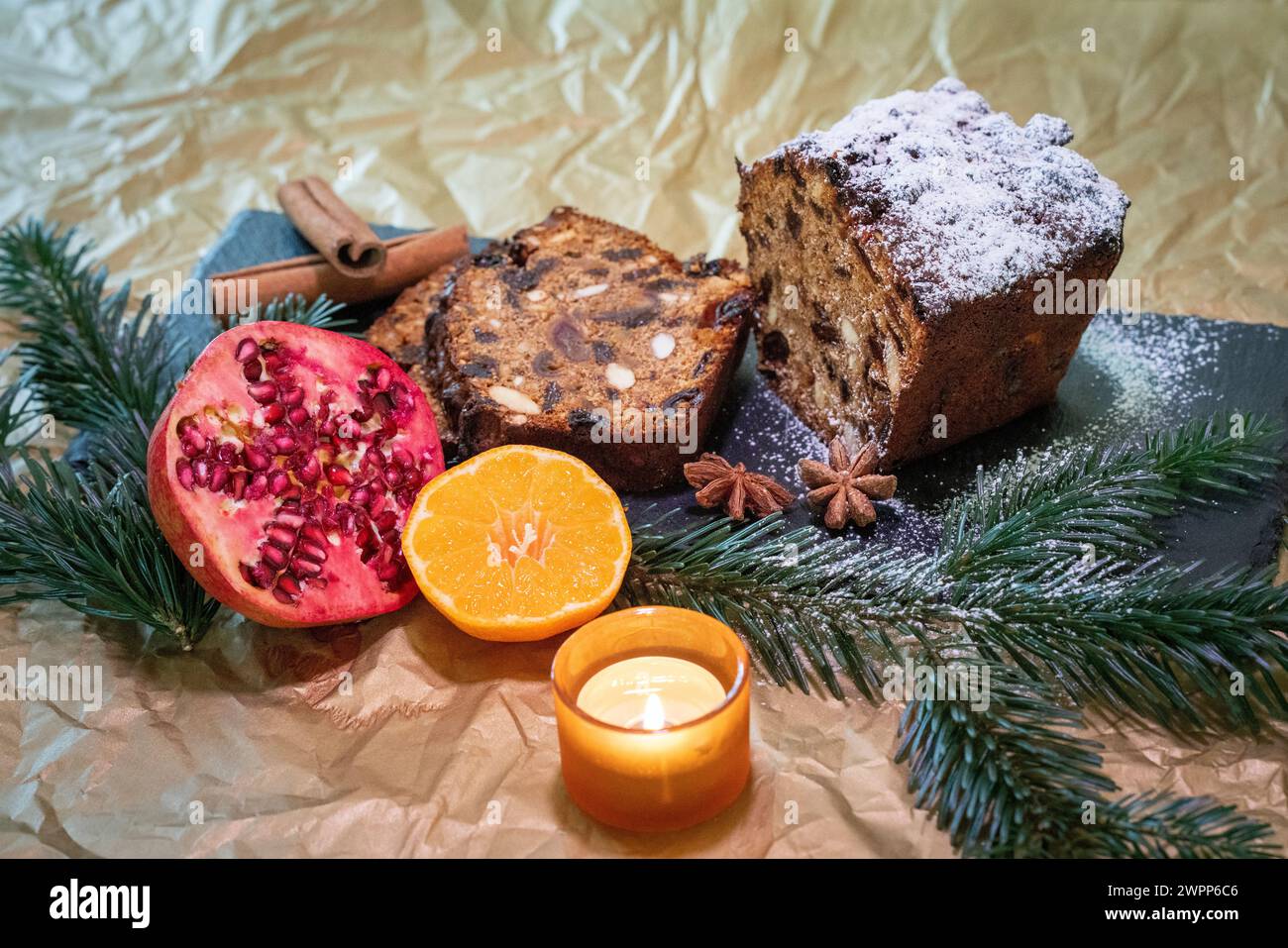 Pane di frutta Foto Stock