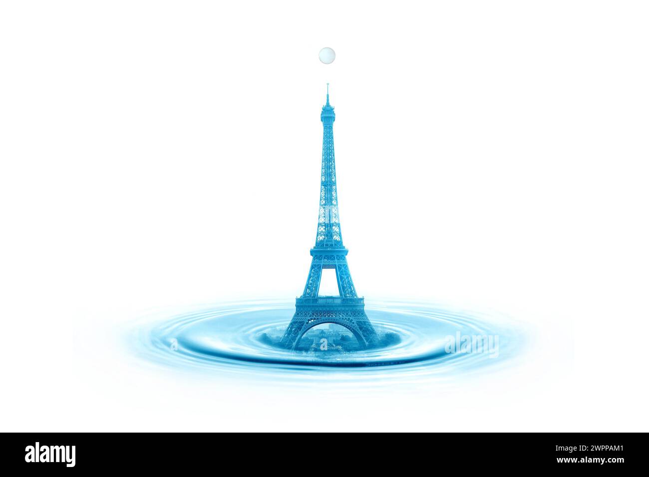 Angolo Di Visione Ptoresco Dell'iconica Torre Eiffel Di Parigi Francia Un Basso Una Vista Pittoresca Della Simbolica Image285470854 - Foto 6