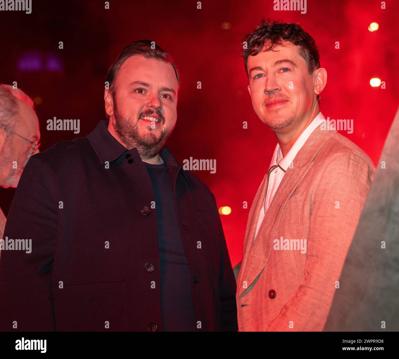 Austin, Stati Uniti. 8 marzo 2024. John Bradley e Alex Sharp partecipano alla promozione SXSW di 3 Body Problem l'8 marzo 2024 ad Austin, Texas. (Foto di Stephanie Tacy/SIPA USA) credito: SIPA USA/Alamy Live News Foto Stock