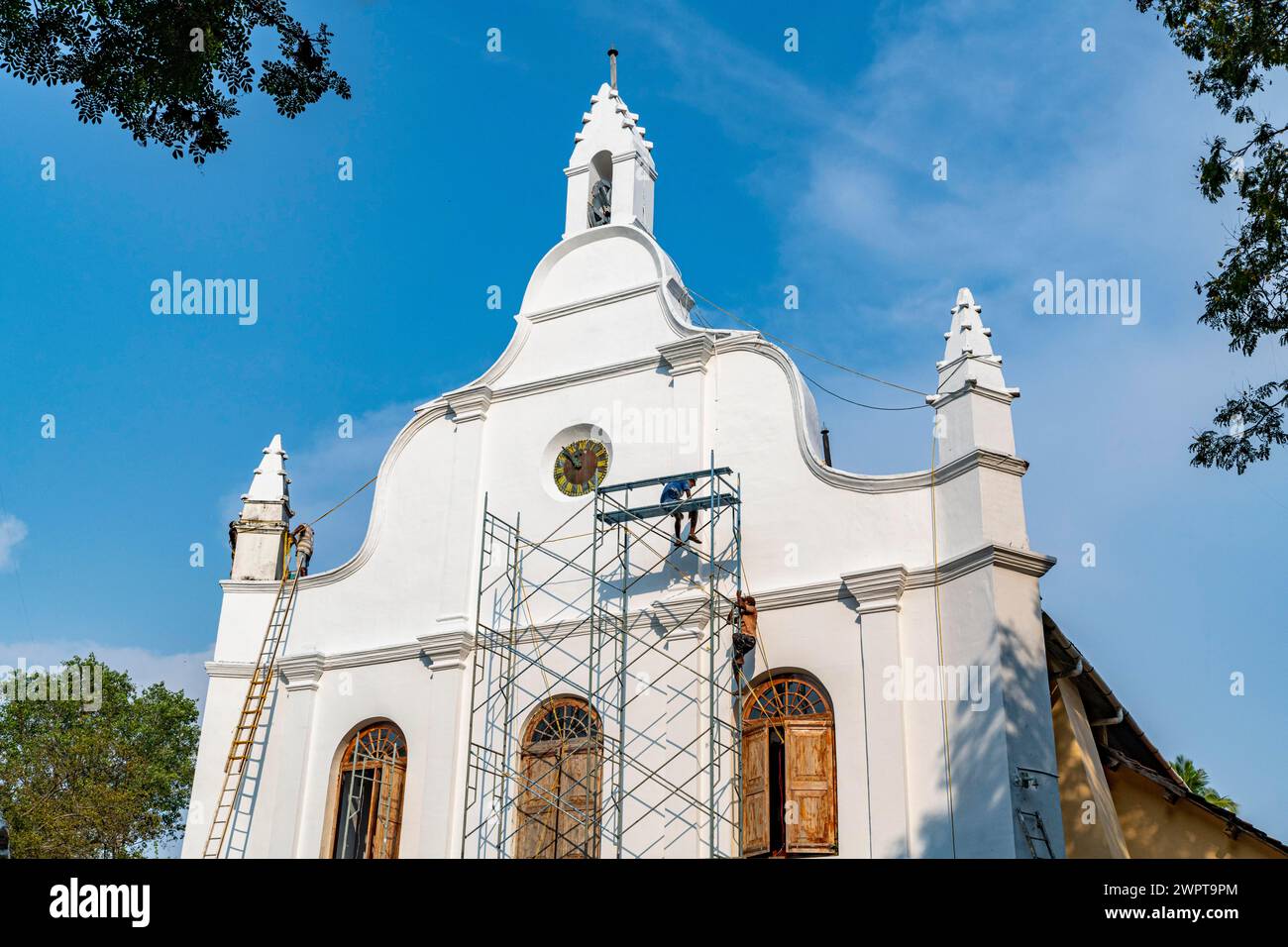 Basilica della Cattedrale di Santa Cruz, Kochi, Kerala, India Foto Stock
