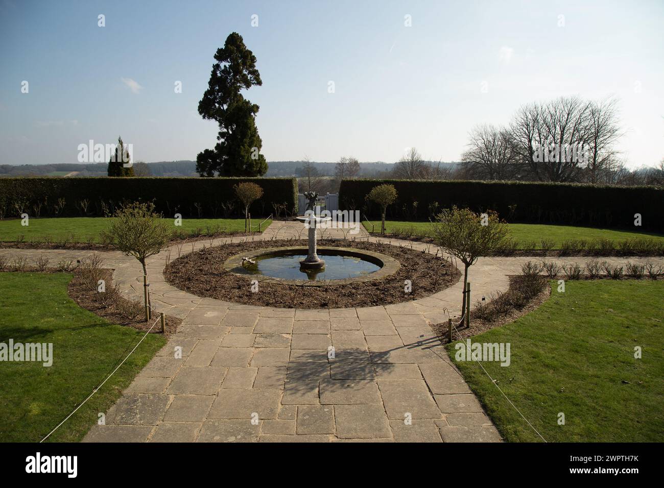 Giardino Emmetts Kent Foto Stock