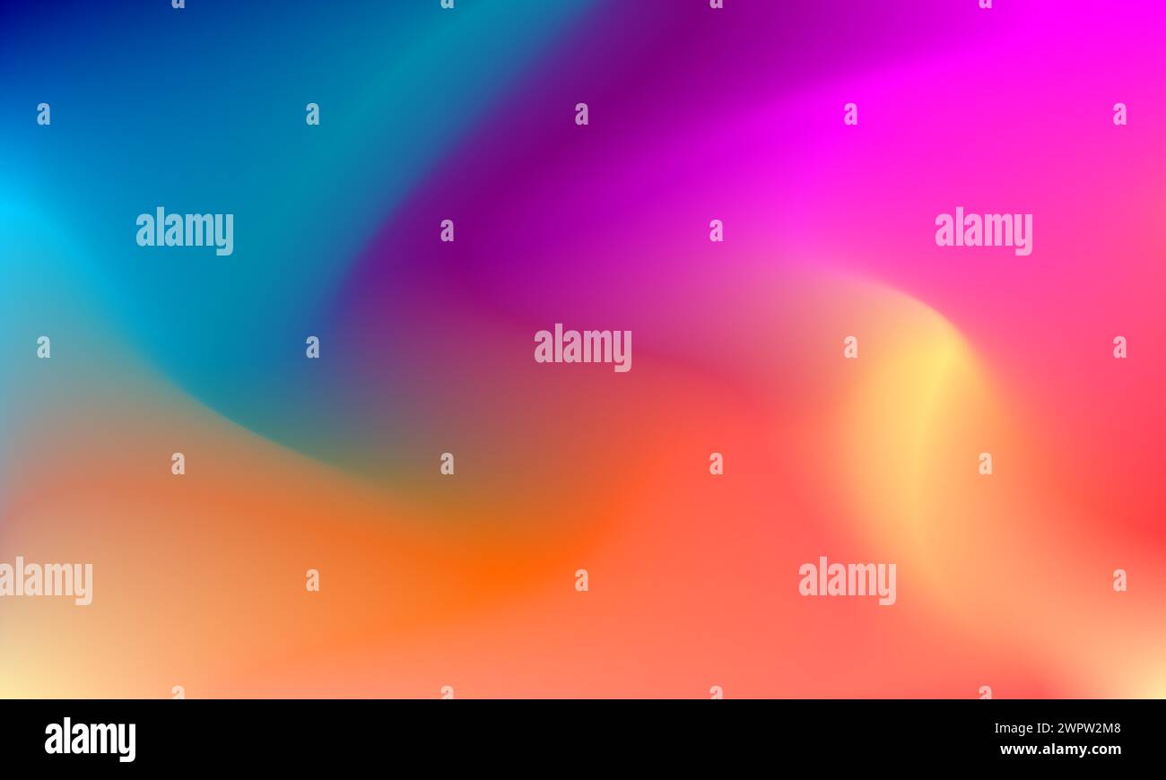 Texture di sfondo colorata sfumata e uniforme. Illustrazione di design astratto moderno, vivace e dinamico per sfondo, modello e striscione Illustrazione Vettoriale