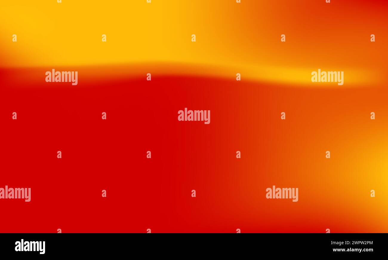 Sfondo termico a gradiente rosso e giallo brillante. mappa termica astratta modello di illustrazione colorata per banner, digitale, aziendale, industriale Illustrazione Vettoriale