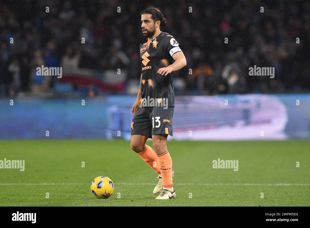 Napoli, Italia. 8 marzo 2024. Ricardo Rodriguez del Torino FC durante la partita di serie A tra SSC Napoli e Torino FC allo Stadio Diego Armando Maradona Napoli Italia l'8 marzo 2024. Crediti: Franco Romano/Alamy Live News Foto Stock