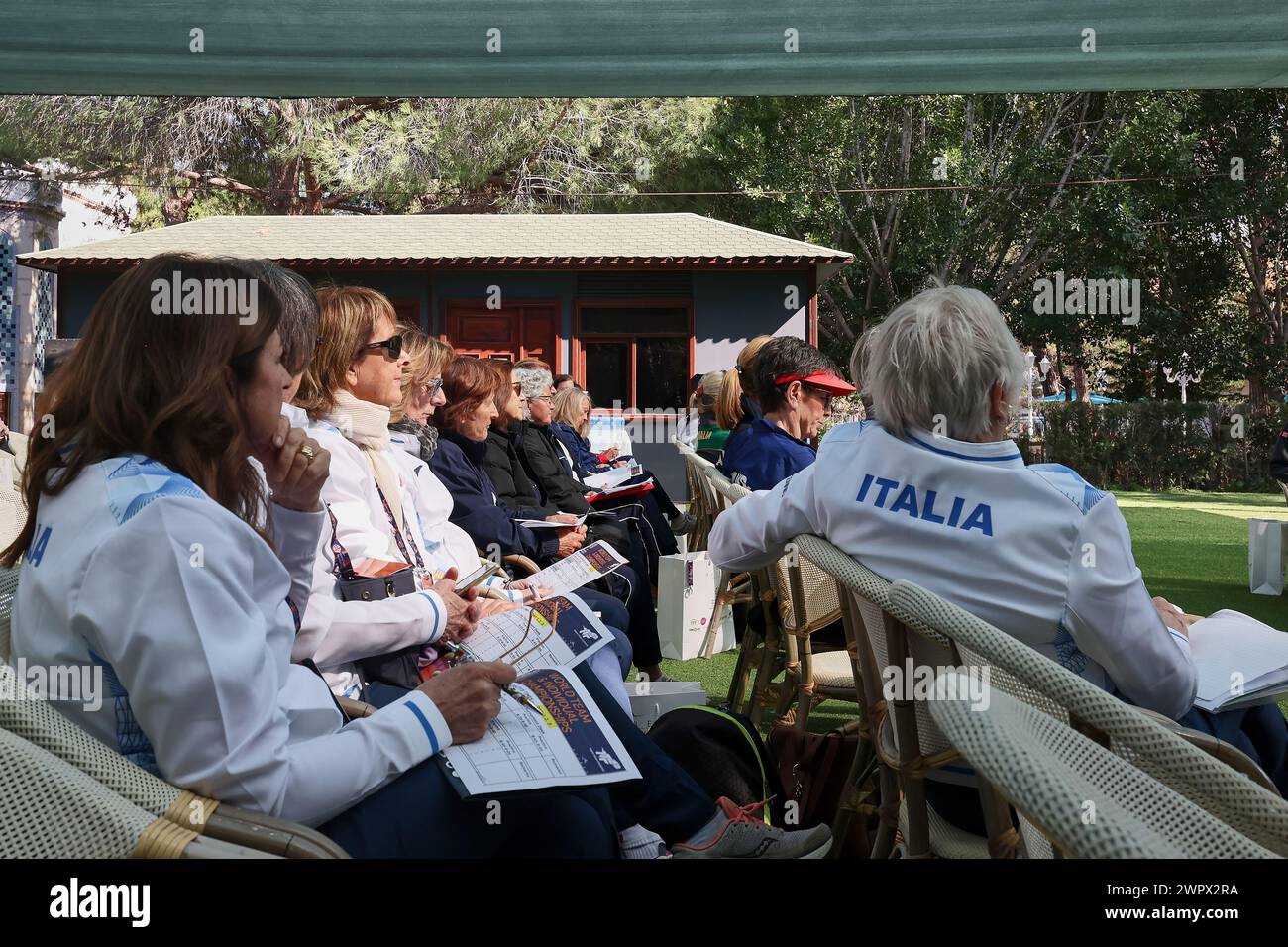 Manavgat, Antalya, Turchia. 9 marzo 2024. Impressioni durante i Campionati mondiali a squadre e individuali 2024 65-85 (immagine di credito: © Mathias Schulz/ZUMA Press Wire) SOLO PER USO EDITORIALE! Non per USO commerciale! Foto Stock