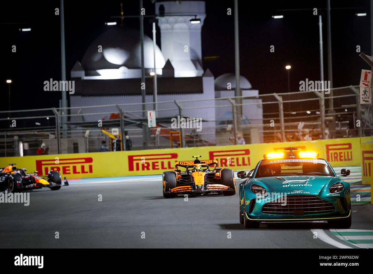 Jeddah, Arabie Saoudite. 9 marzo 2024. Safety car, durante il Gran Premio dell'Arabia Saudita di Formula 1 STC 2024, 2° round del Campionato del mondo di Formula 1 2024 dal 7 al 9 marzo 2024 sul circuito di Jeddah Corniche, a Jeddah, Arabia Saudita - Photo Frédéric le Floc'h/DPPI Credit: DPPI Media/Alamy Live News Foto Stock