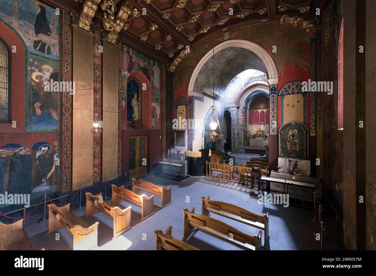 Cattedrale armena di Leopoli, interno, Ucraina Foto Stock