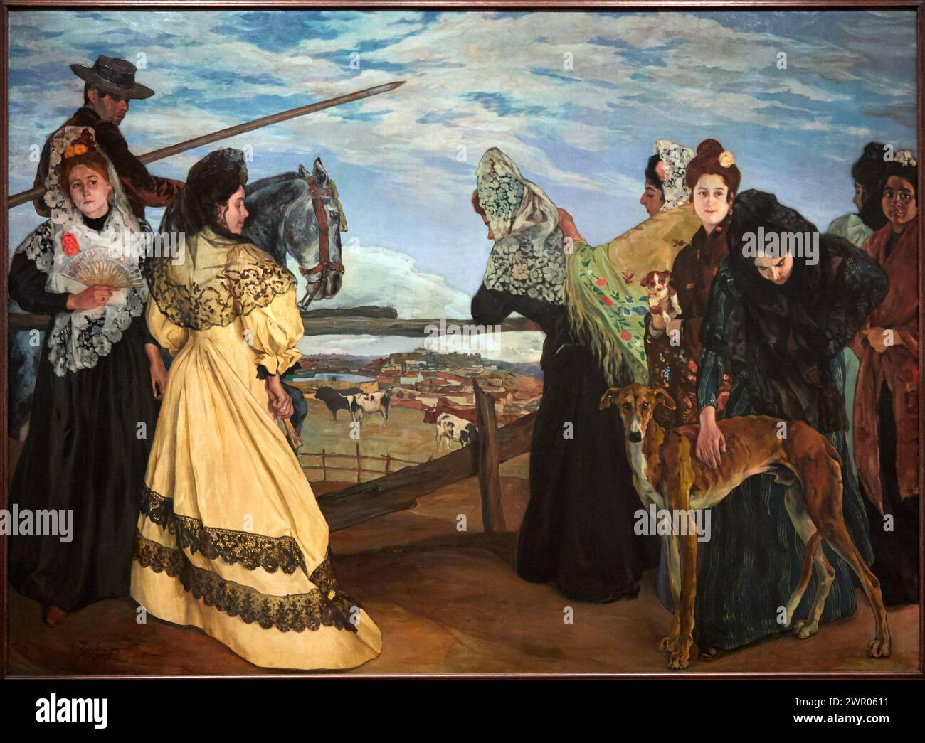 "Prima della corrida", 1898, Ignacio Zuloaga (1870-1945), Museo de Bellas Artes, Bilbao, Bizkaia, Paesi Baschi, Spagna Foto Stock