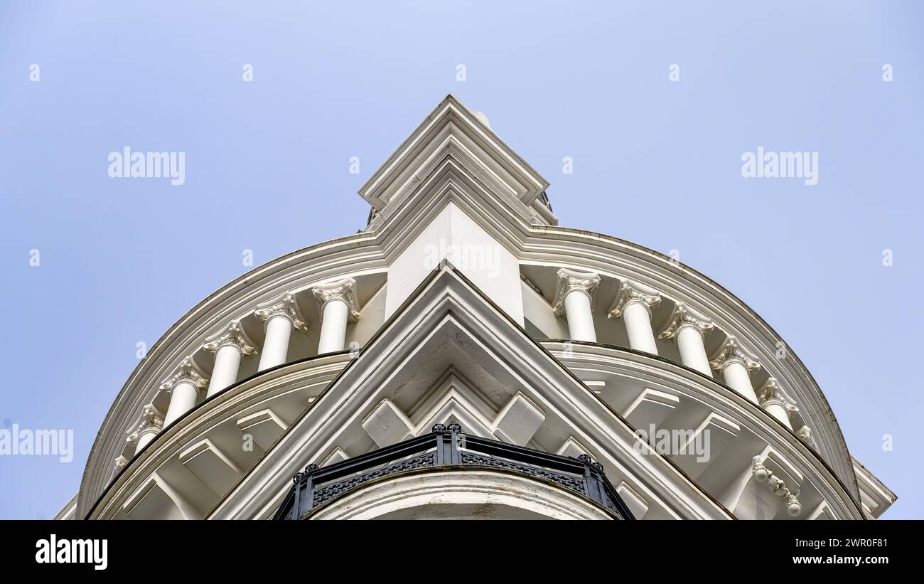 Simmetria architettonica, Madrid, Spagna Foto Stock