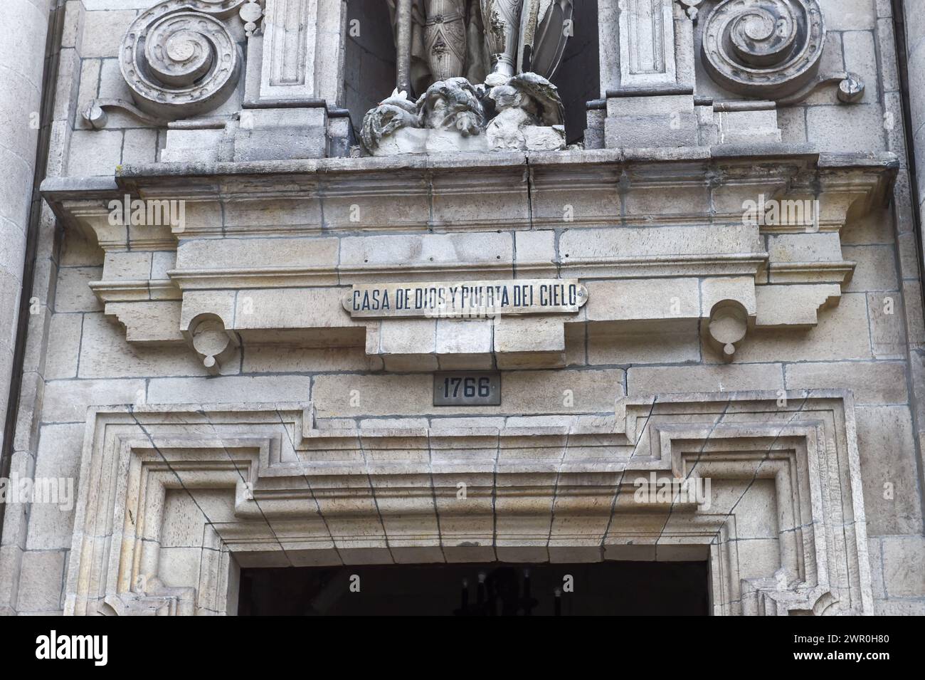 Cattedrale luogo di culto la Coruna Spagna, 25-07-2023 Foto Stock