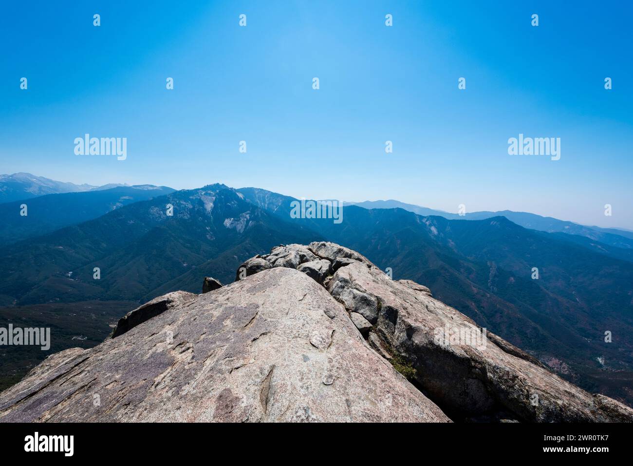 Roccia di Moro nel parco nazionale di sequoia Foto Stock