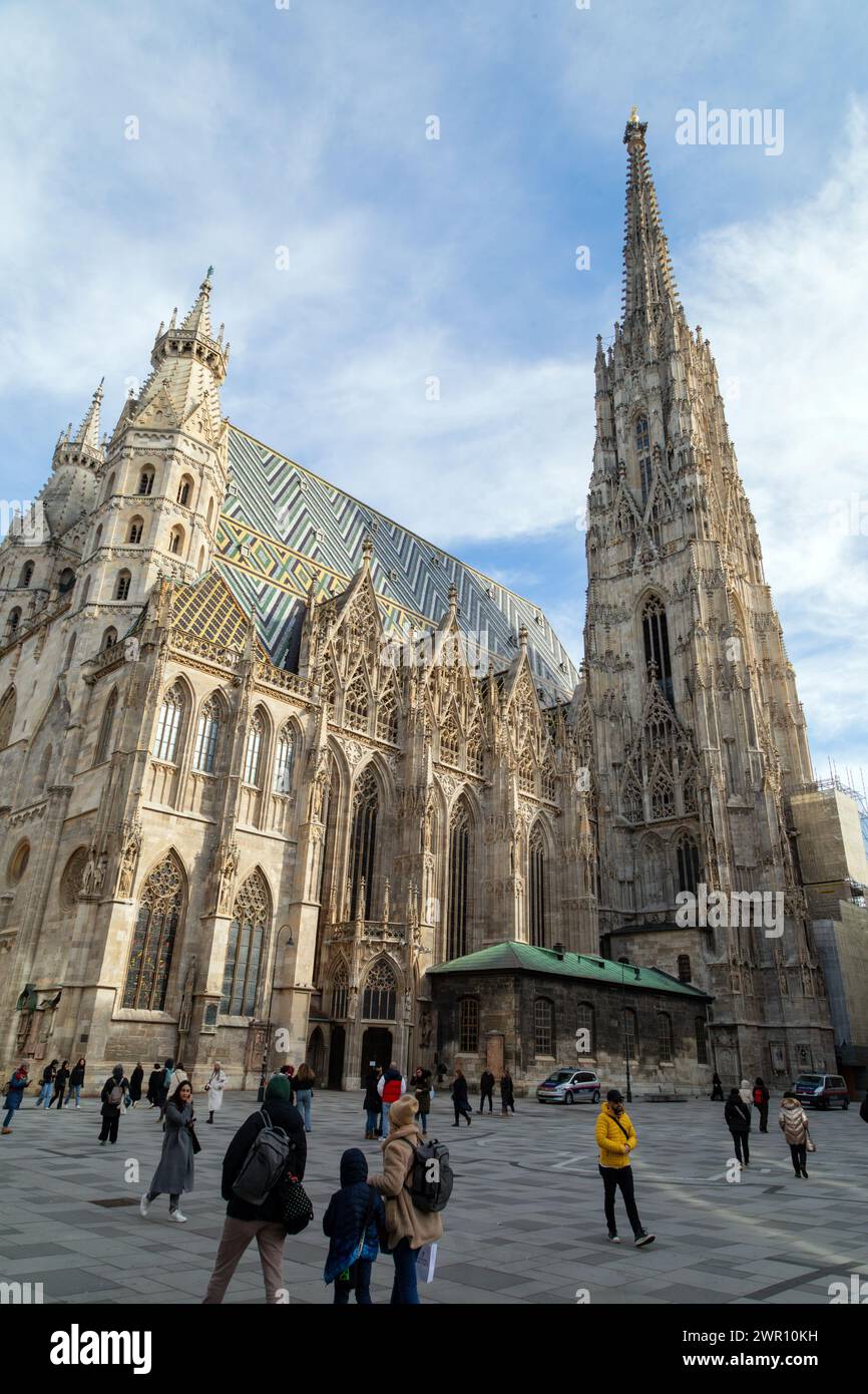 St Cattedrale di Stefano, Vienna, Austria, Europa. Foto Stock